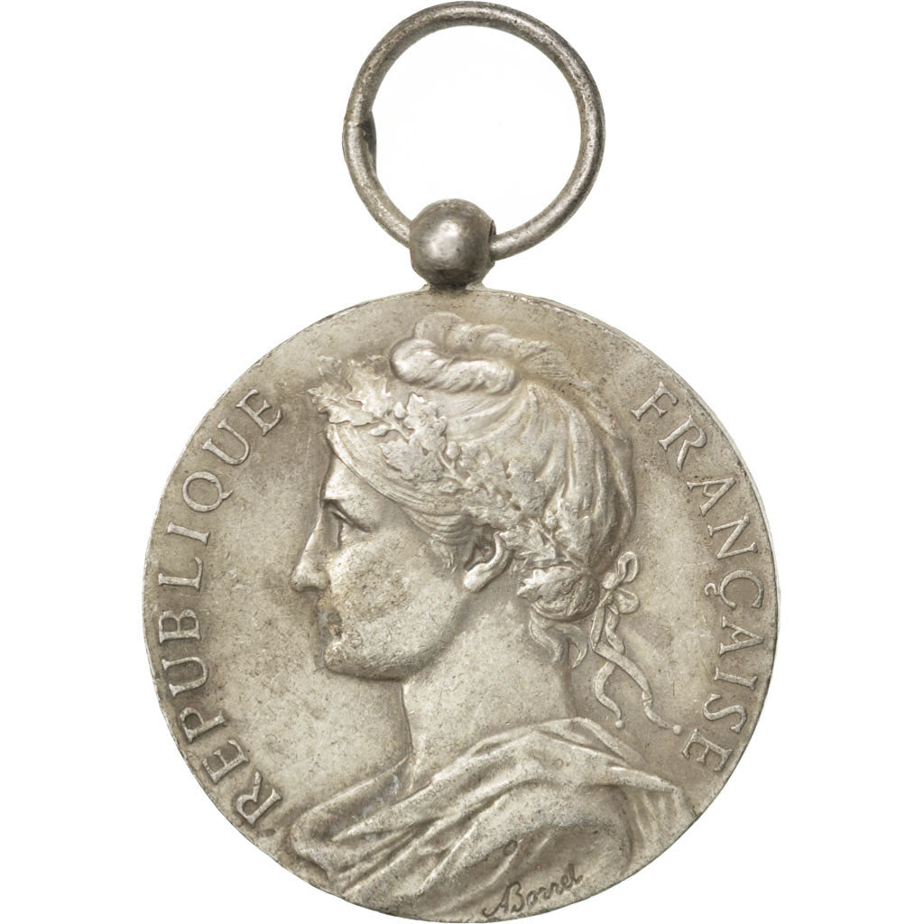 Francia, Medal, French Fifth Republic, Politics, Society, War, BB, Argento