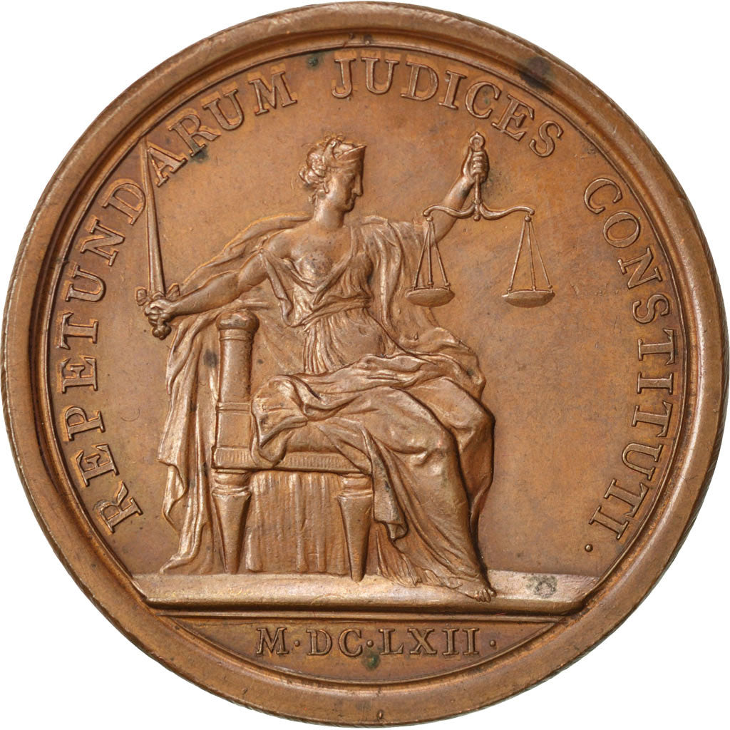 Francia, Medal, Louis XIV, Politics, Society, War, Mauger, BB+, Rame, Divo:65