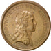 France, Medal, Louis XIV, History, Mauger, AU(50-53), Copper