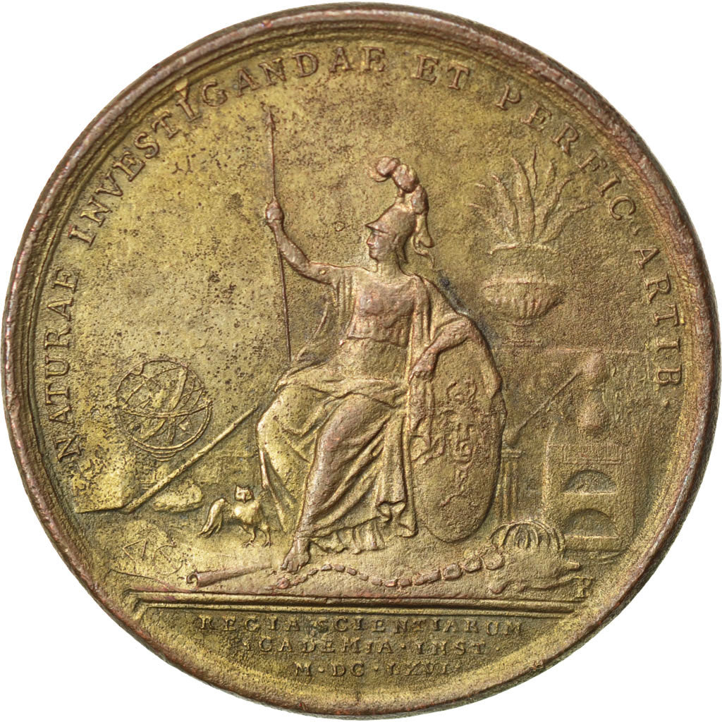 France, Medal, Louis XIV, History, Mauger, TB+, Cuivre, Divo:88