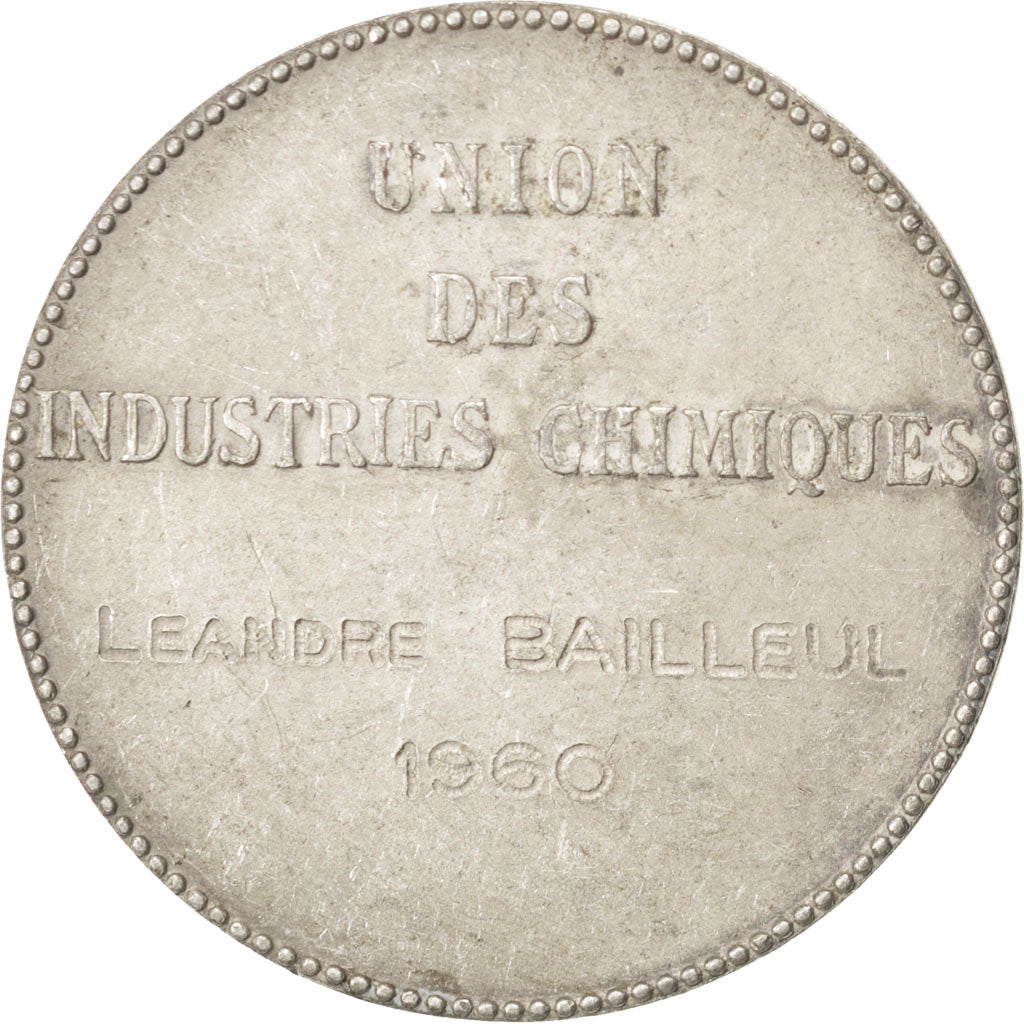 Francia, Medal, French Fifth Republic, Business & industry, BB, Argento