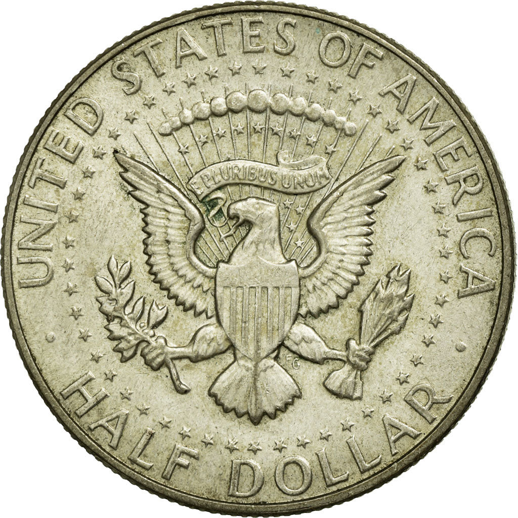 Coin, United States, Kennedy Half Dollar, Half Dollar, 1968, U.S. Mint, Denver