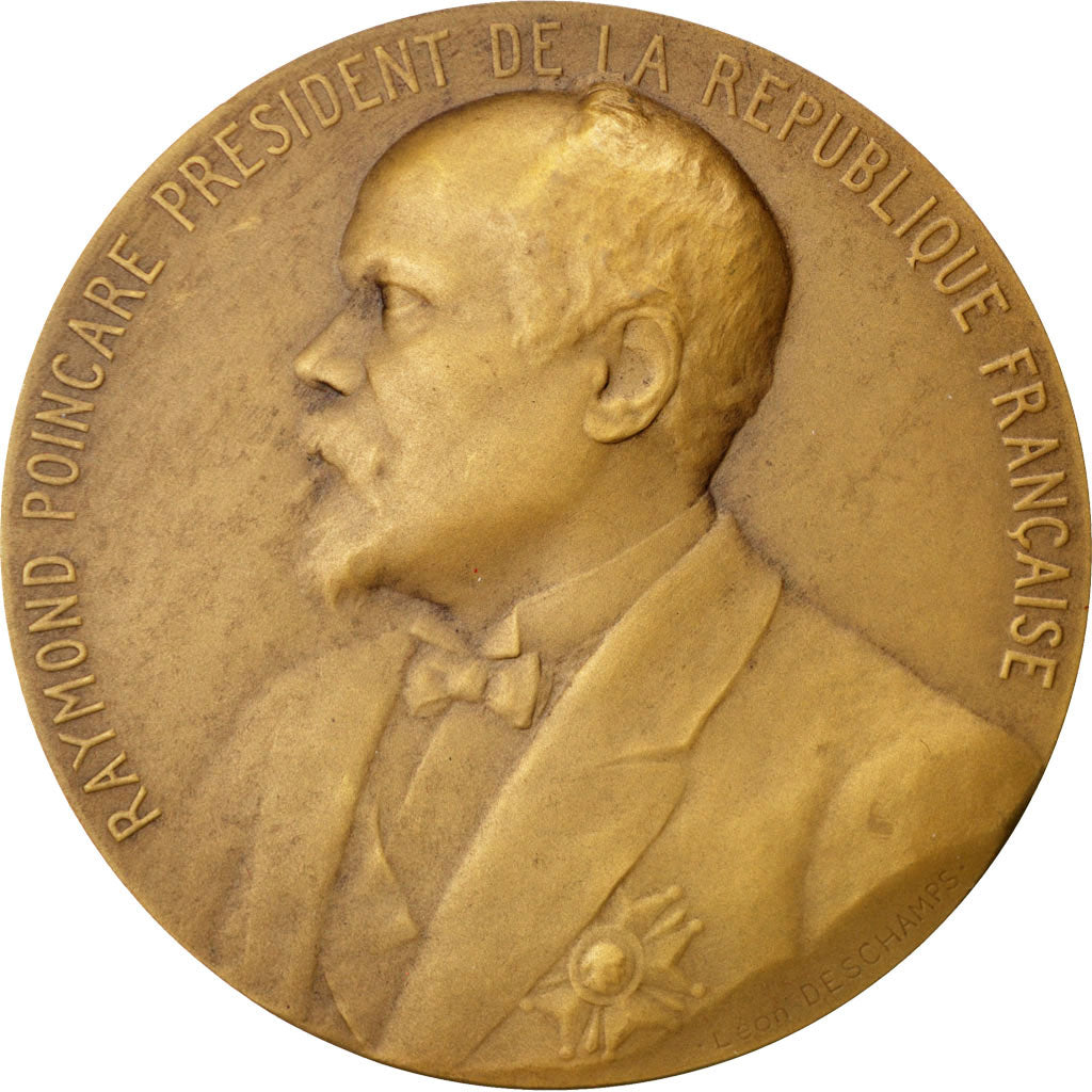Frankreich, Medal, French Third Republic, Politics, Society, War, Deschamps