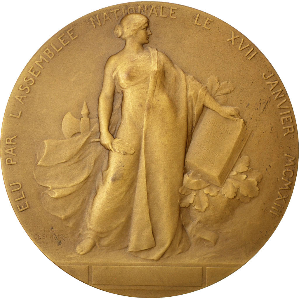 Frankreich, Medal, French Third Republic, Politics, Society, War, Deschamps