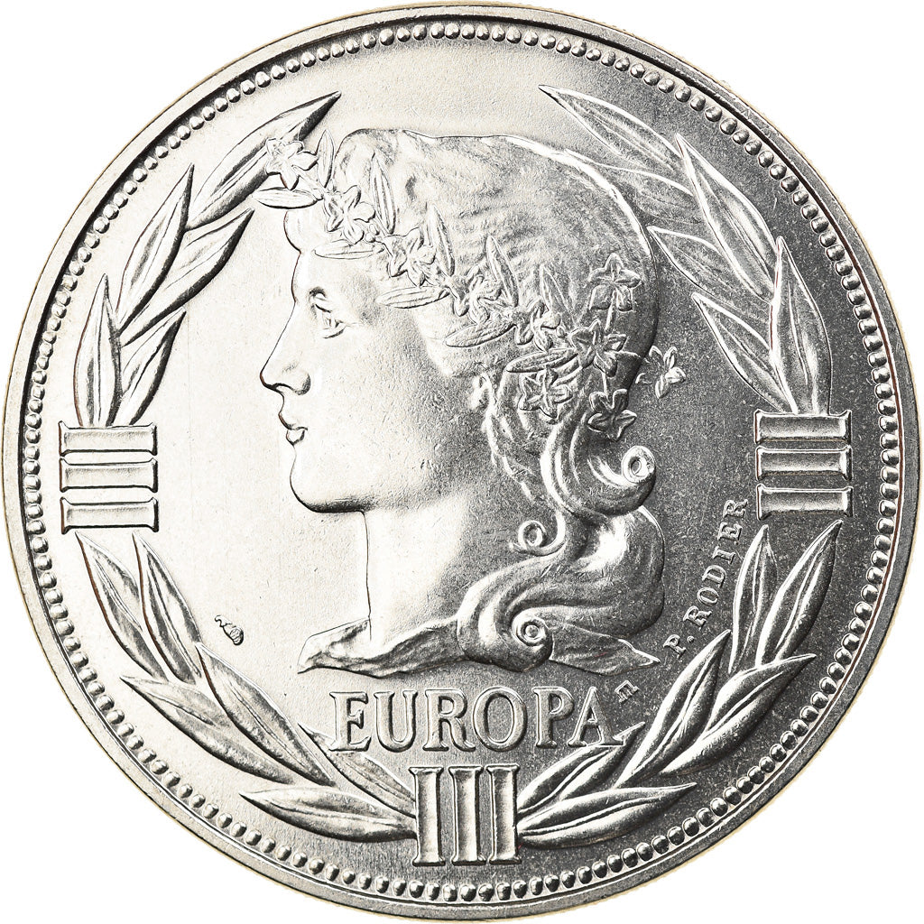 France, Medal, Ecu Europa, Marianne, Politics, Society, War, 1988, Rodier