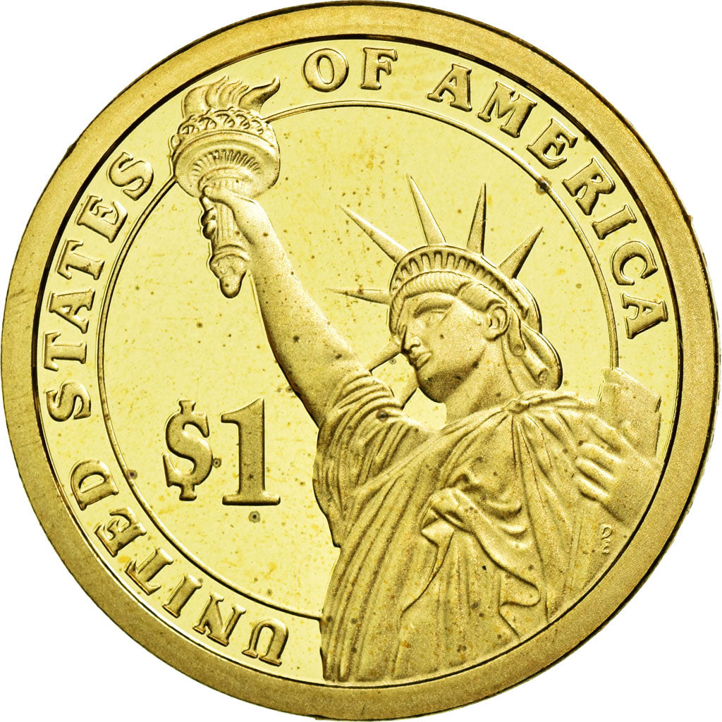 Coin, United States, Dollar, 2008, U.S. Mint, Martin Van Buren, MS(63)
