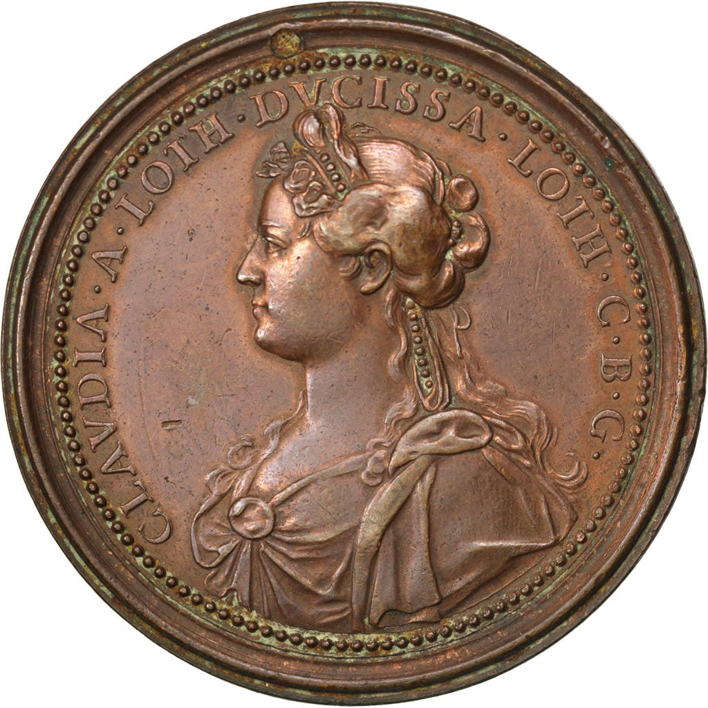 Francja, Medal, Ludwik XIII, Historia, AU(55-58), Bronze