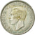 Munten, Groot Bretagne, George VI, Florin, Two Shillings, 1945, ZF, Zilver