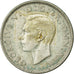 Moeda, Grã-Bretanha, George VI, Florin, Two Shillings, 1945, EF(40-45), Prata