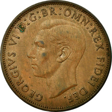 Monnaie, Grande-Bretagne, George VI, Penny, 1949, TTB, Bronze, KM:869
