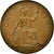Moneta, Wielka Brytania, George VI, Penny, 1949, EF(40-45), Bronze, KM:869