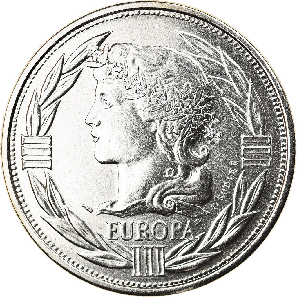 France, Medal, Ecu Europa, Marianne, Politics, Society, War, 1990, Rodier