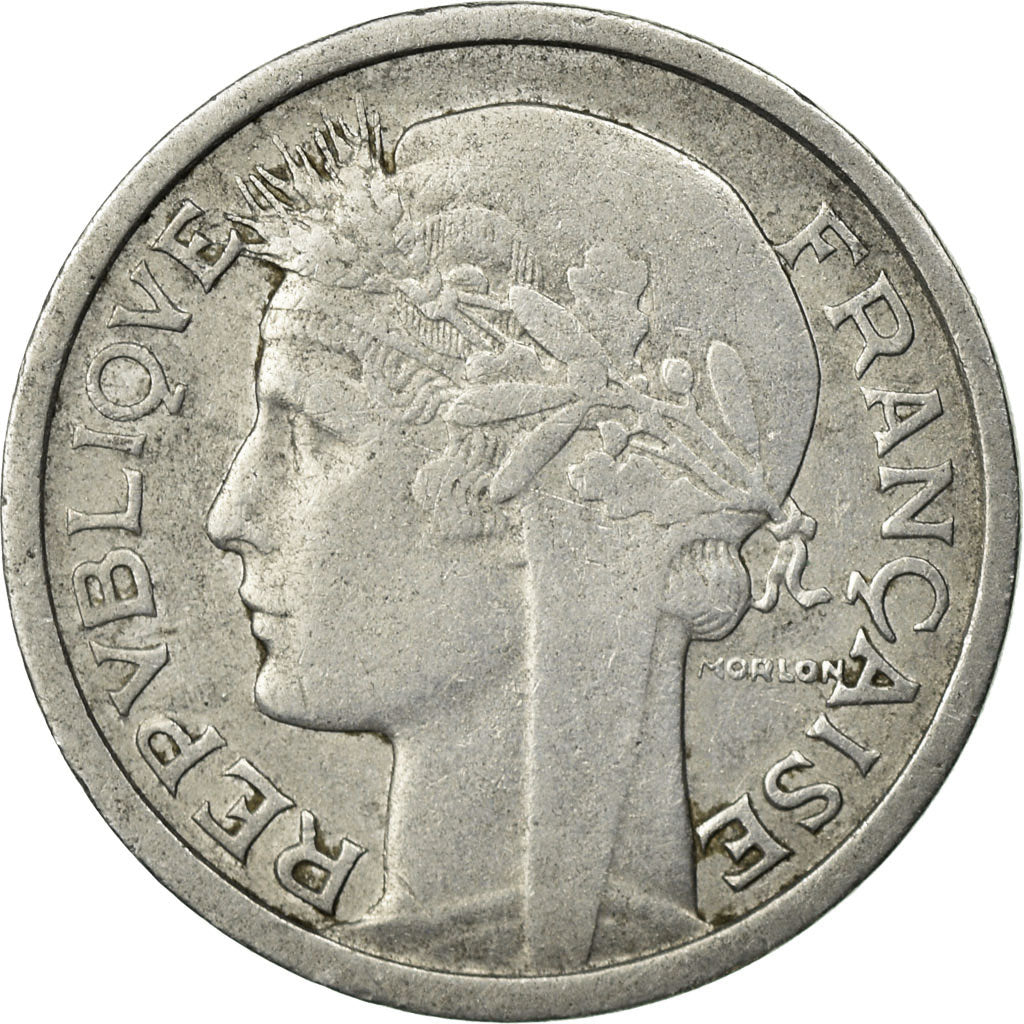 Coin, France, Morlon, Franc, 1958, Beaumont - Le Roger, EF(40-45), Aluminum