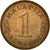 Münze, Malaysia, Sen, 1967, Franklin Mint, SS, Bronze, KM:1