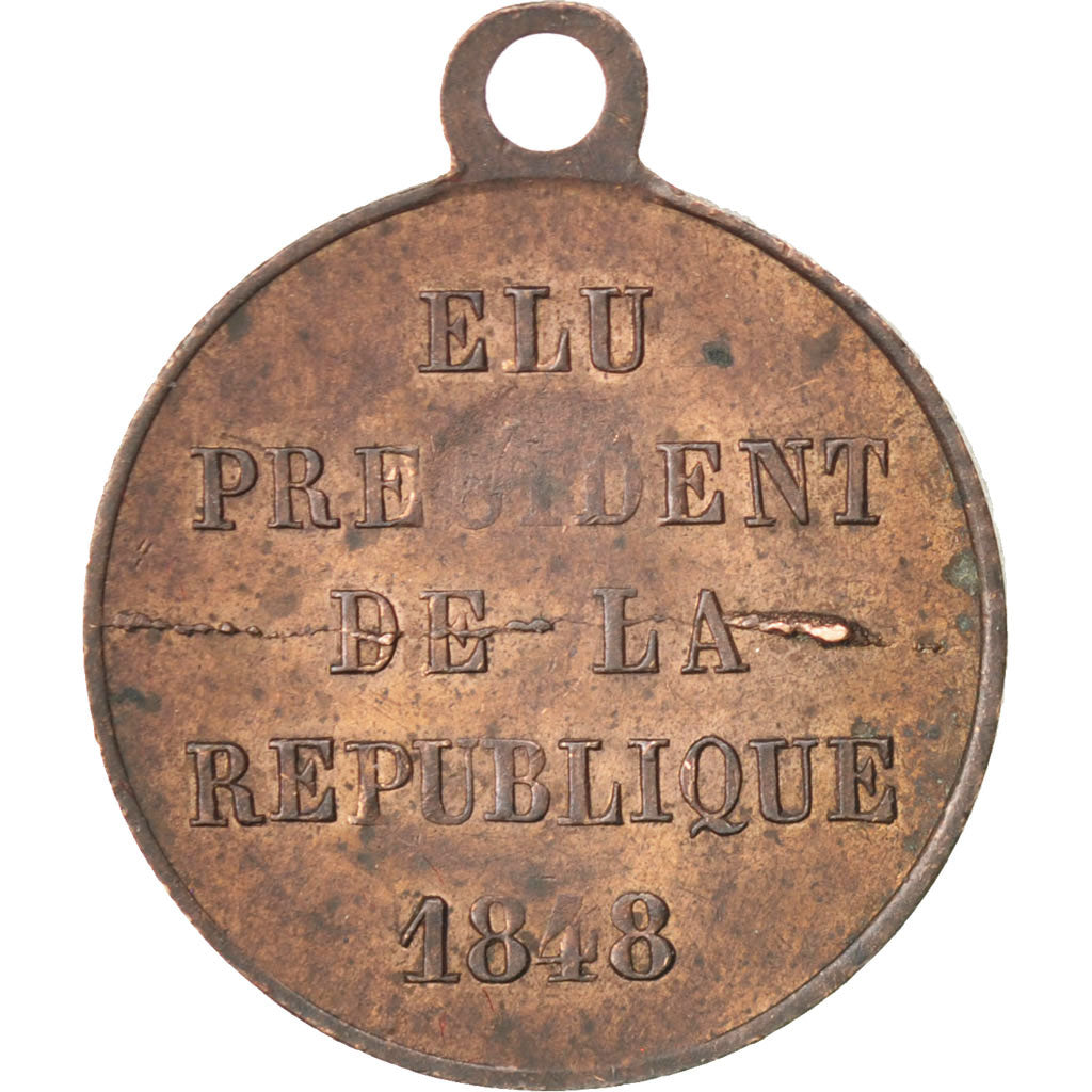 Frankreich, Medal, French Second Republic, Politics, Society, War, SS+, Kupfer