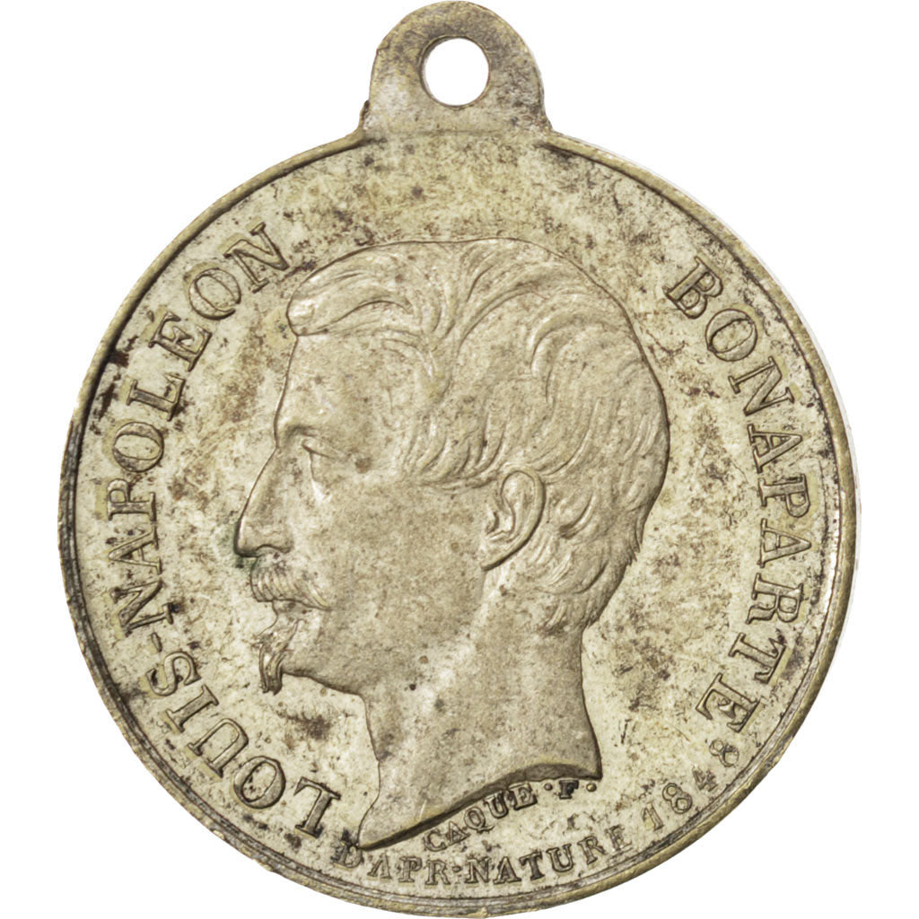 Francia, Medal, French Second Republic, Politics, Society, War, BB+, Rame