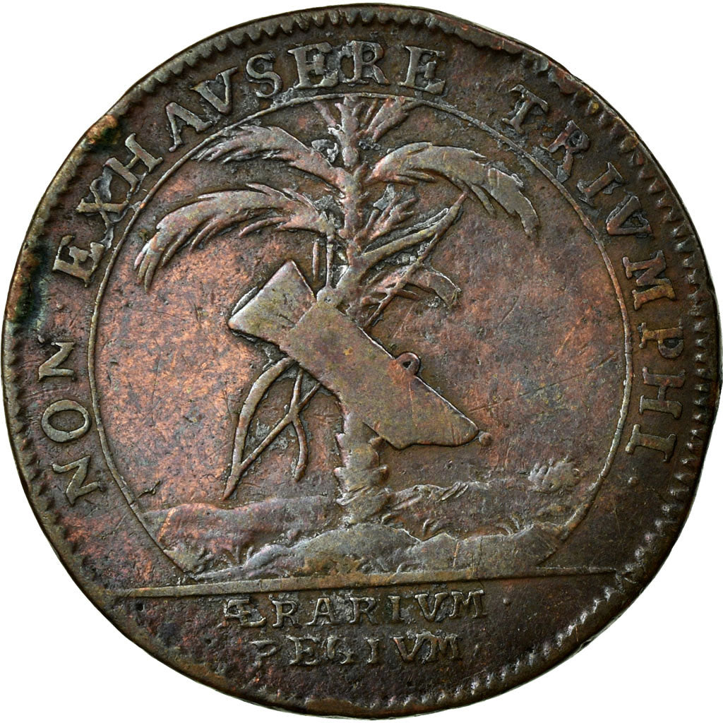 France, Token, Royal, VF(20-25), Copper