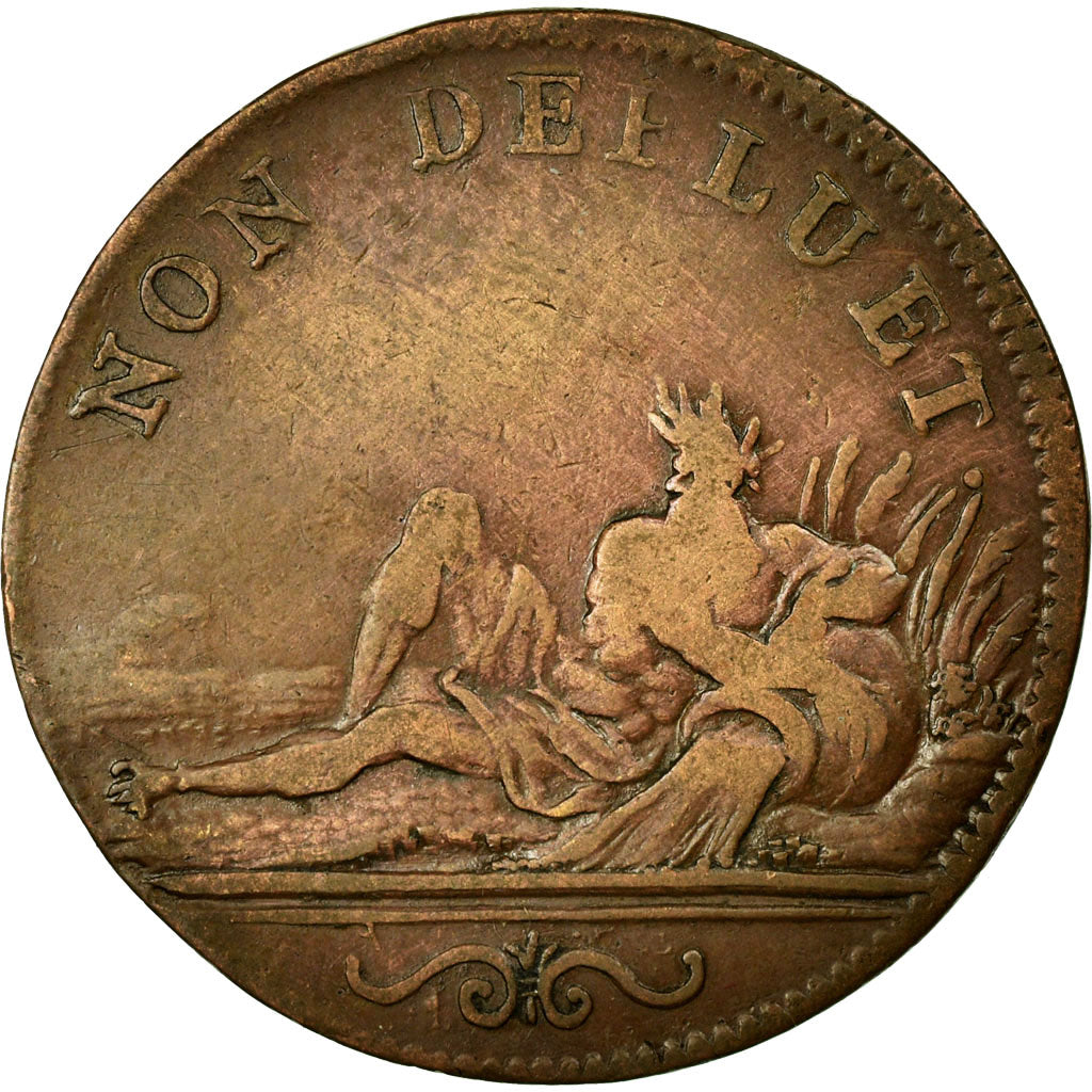 Francja, Token, Królewskie, VF(30-35), Miedź