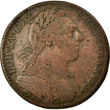 France, Token, Colonie Française de l'Amérique, 1751, Copper, VF(20-25)