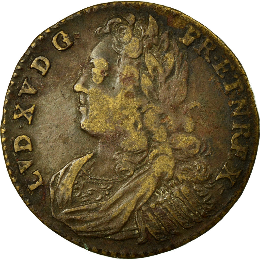 France, Token, Royal, VF(30-35), Brass, Feuardent:13223