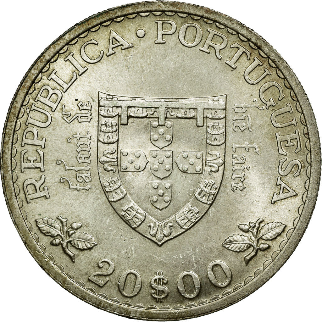 Coin, Portugal, 20 Escudos, 1960, AU(55-58), Silver, KM:589