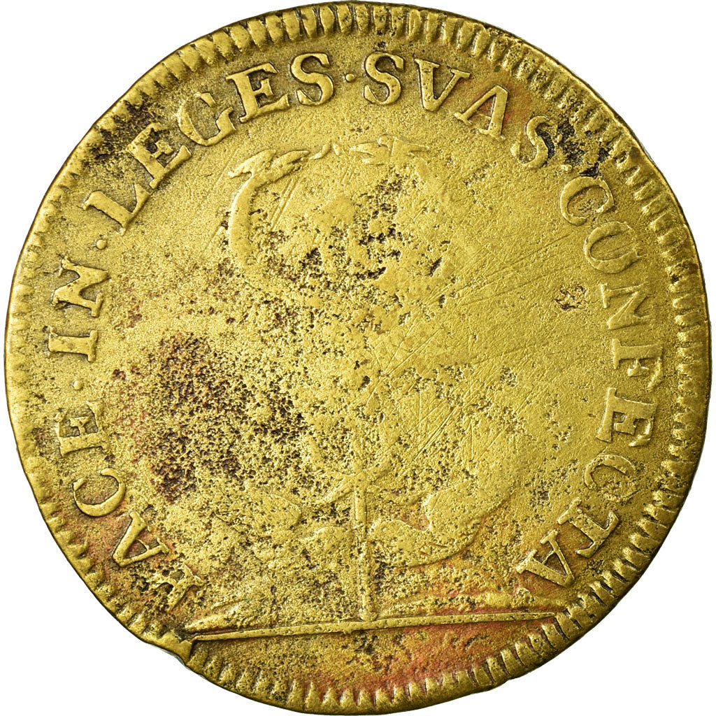France, Token, Royal, VF(30-35), Brass, Feuardent:14687