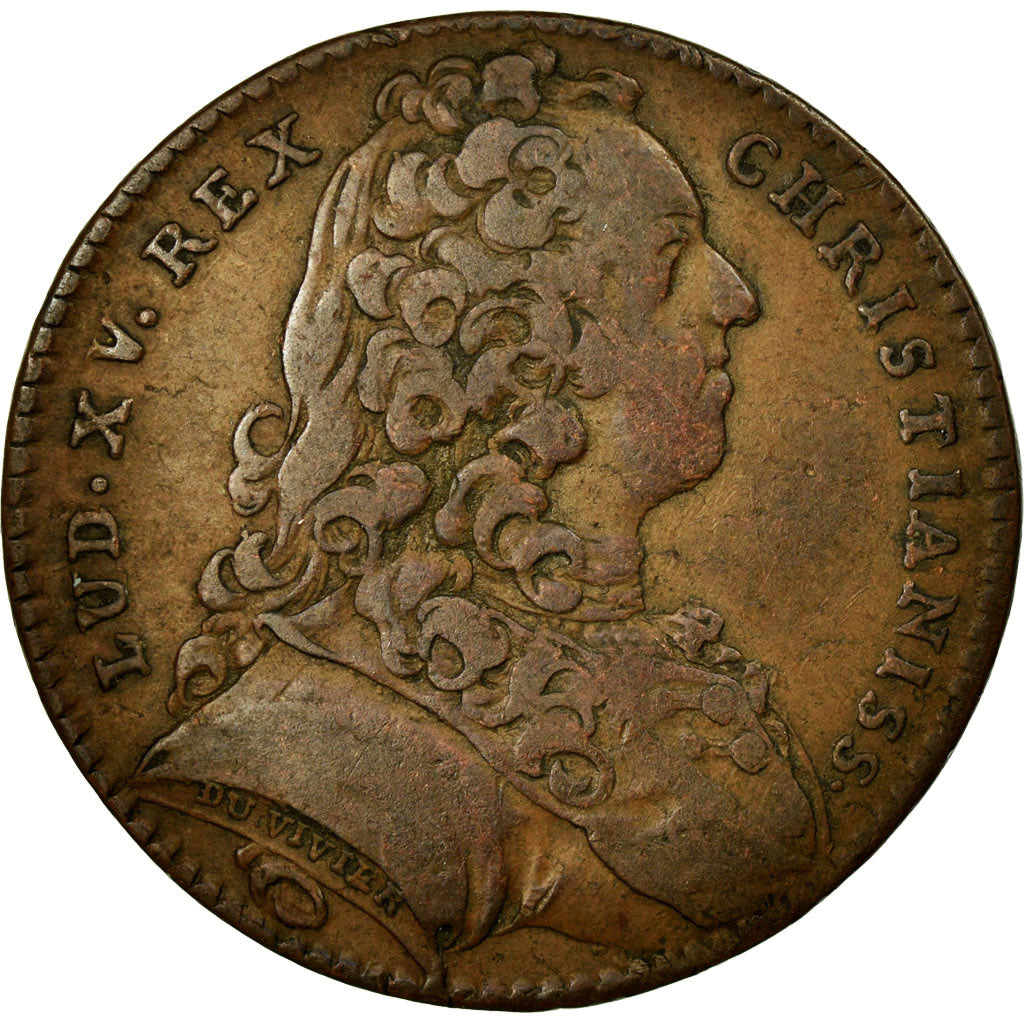 France, Token, Royal, VF(30-35), Copper, Feuardent:2769
