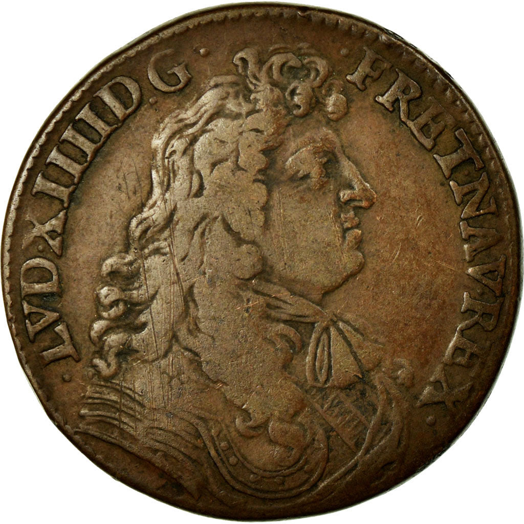 France, Token, Royal, EF(40-45), Copper