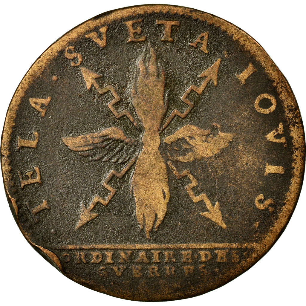 France, Token, Royal, VF(30-35), Copper, Feuardent:458