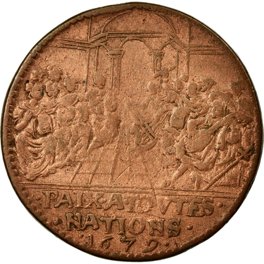 France, Token, Royal, EF(40-45), Copper, Feuardent:14695