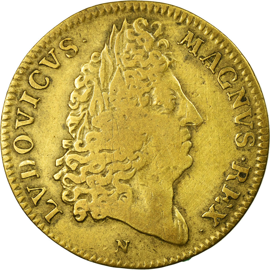 France, Token, Royal, VF(30-35), Brass, Feuardent:14687