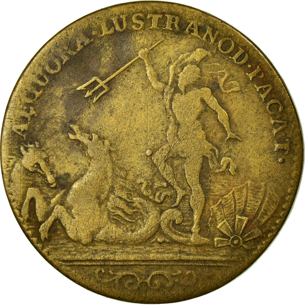 France, Token, Royal, VF(30-35), Brass, Feuardent:12789