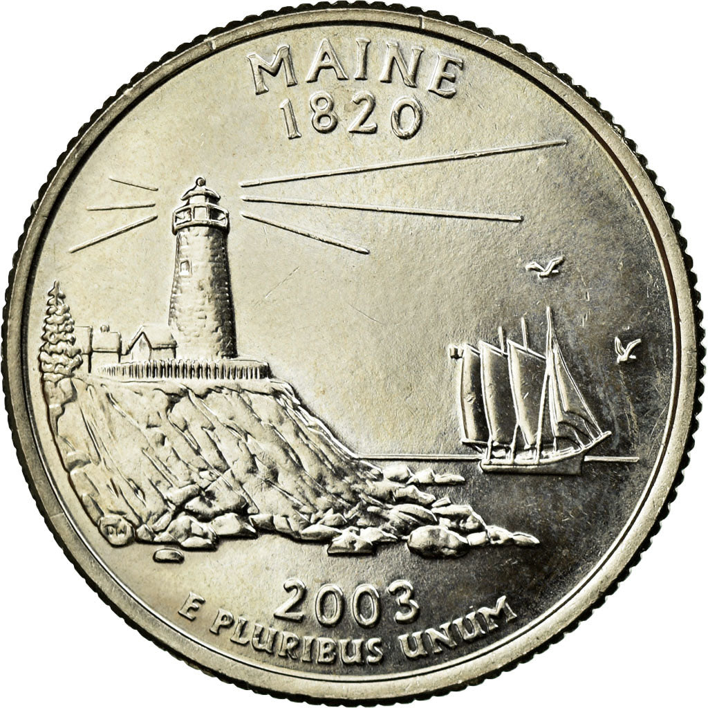 Coin, United States, Quarter, 2003, U.S. Mint, Denver, EF(40-45), Copper-Nickel