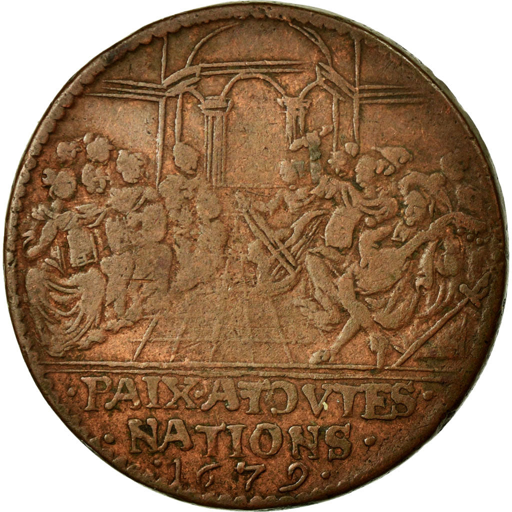 France, Token, Royal, EF(40-45), Copper, Feuardent:14695