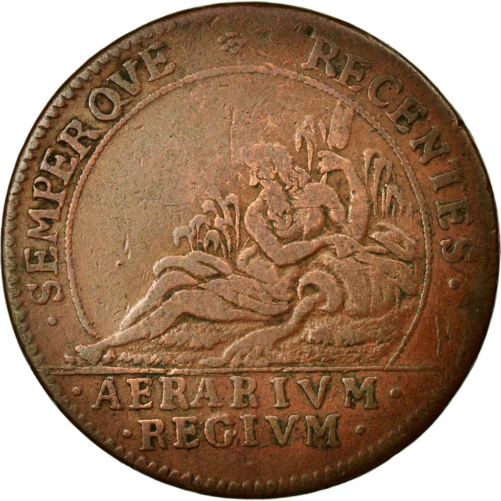 France, Token, Royal, EF(40-45), Copper, Feuardent:1909