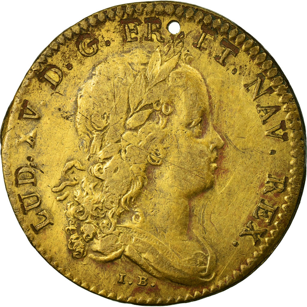 Frankreich, Token, Royal, SS, Messing