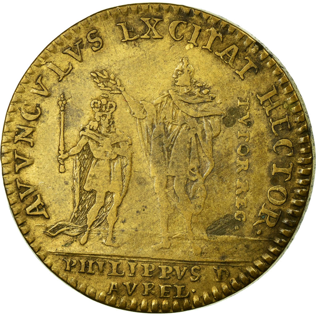 France, Token, Royal, EF(40-45), Brass, Feuardent:8094