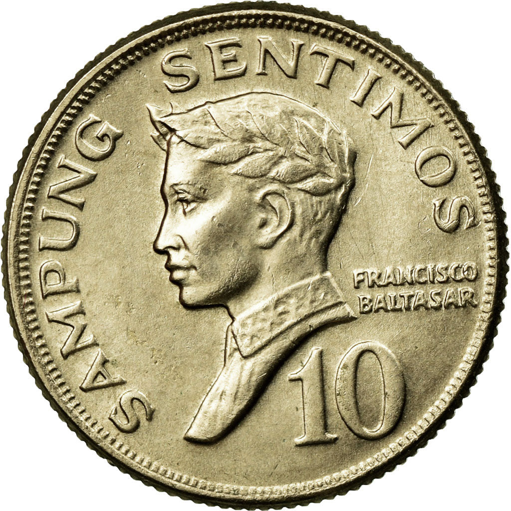 Münze, Philippinen, 10 Sentimos, 1972, VZ, Copper-nickel, KM:198