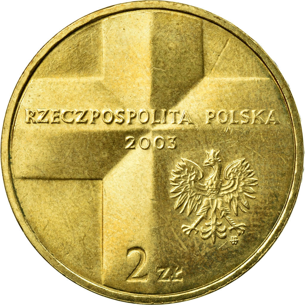 Munten, Polen, 2 Zlote, 2003, Warsaw, ZF, Tin, KM:465