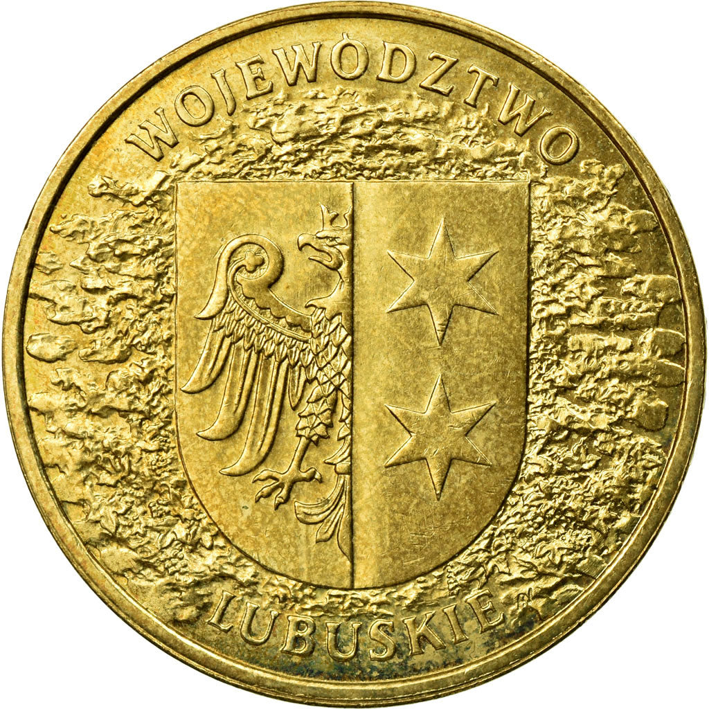 Coin, Poland, 2 Zlote, 2004, Warsaw, EF(40-45), Brass, KM:486
