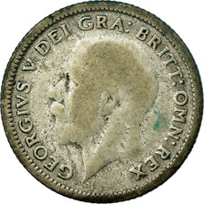 Coin, Great Britain, George V, 6 Pence, 1926, VF(20-25), Silver, KM:815a.2