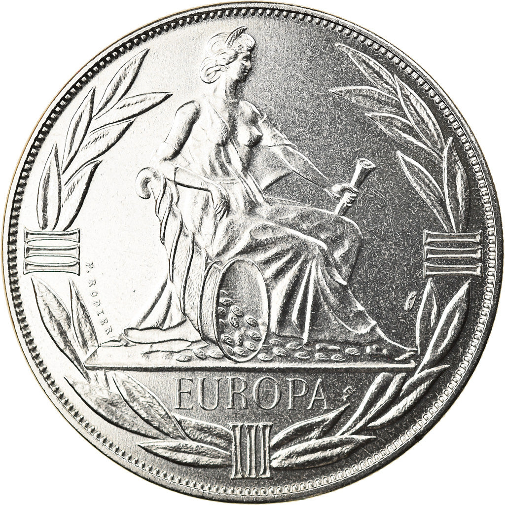 France, Medal, Ecu Europa, Europe Assise, Politics, Society, War, 1981, Rodier