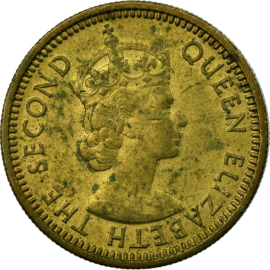 Coin, Hong Kong, Elizabeth II, 5 Cents, 1971, EF(40-45), Nickel-brass, KM:29.3