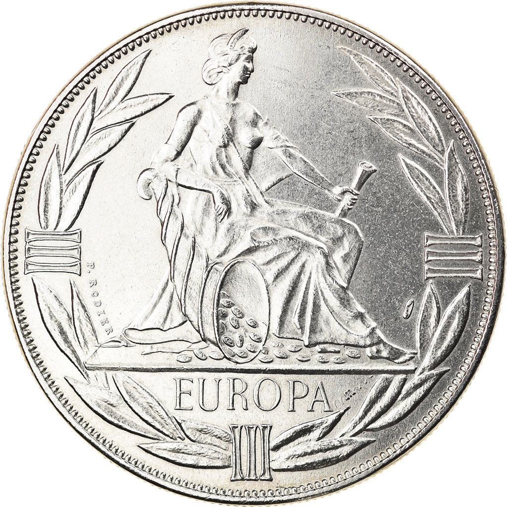 França, Medal, Ecu Europa, Europe Assise, Políticas, Sociedade, Guerra, 1983