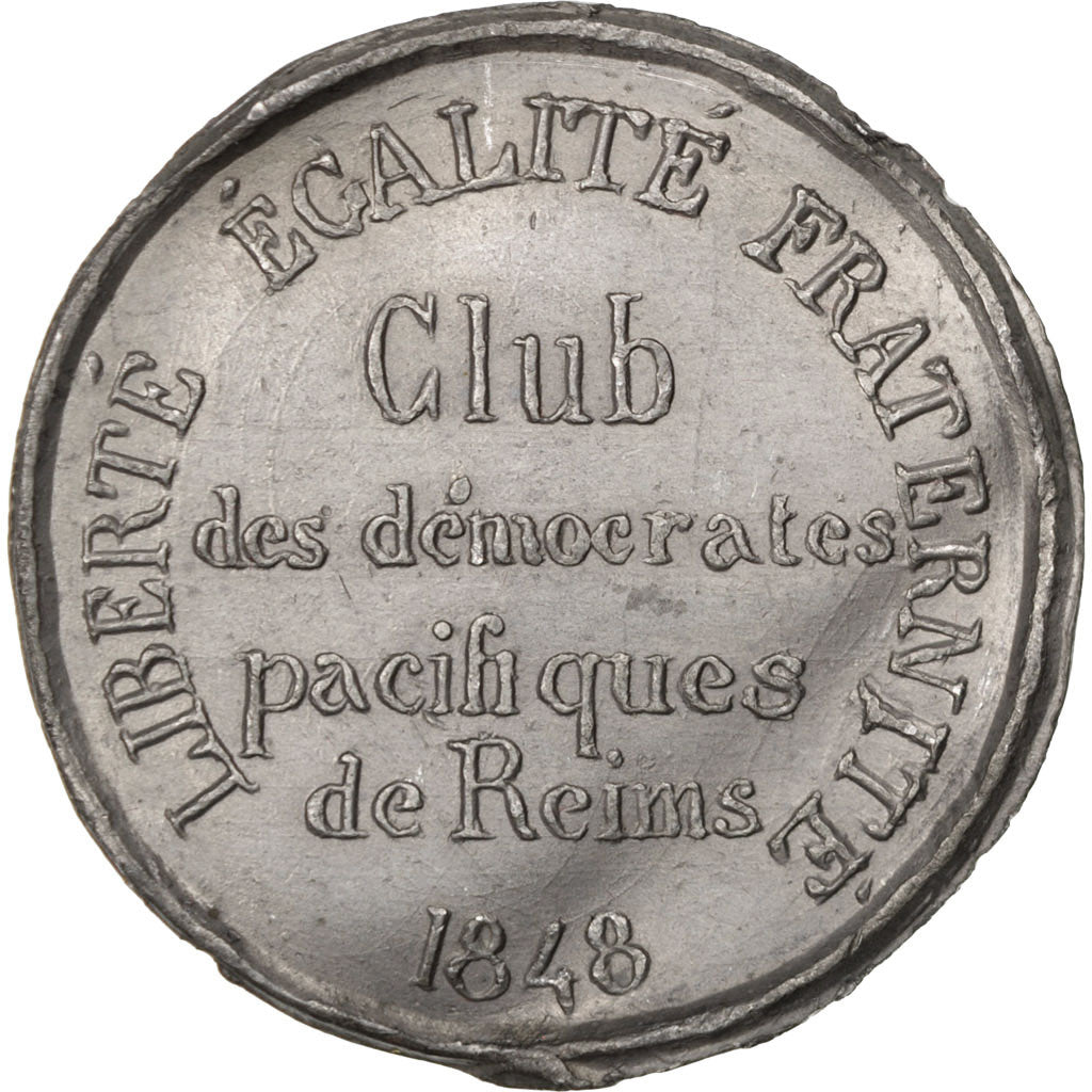 Frankreich, Medal, French Second Republic, Politics, Society, War, SS+, Tin