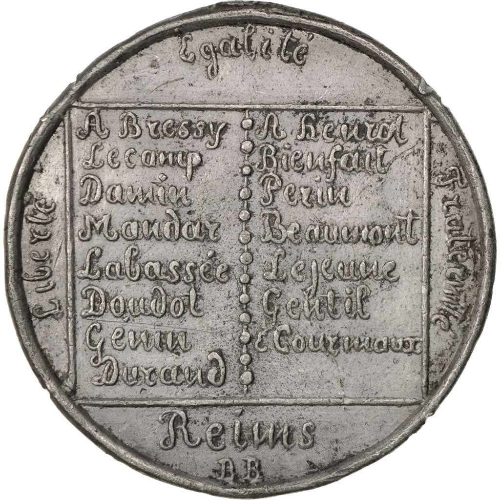 France, Medal, French Second Republic, Politics, Society, War, TTB+, Tin
