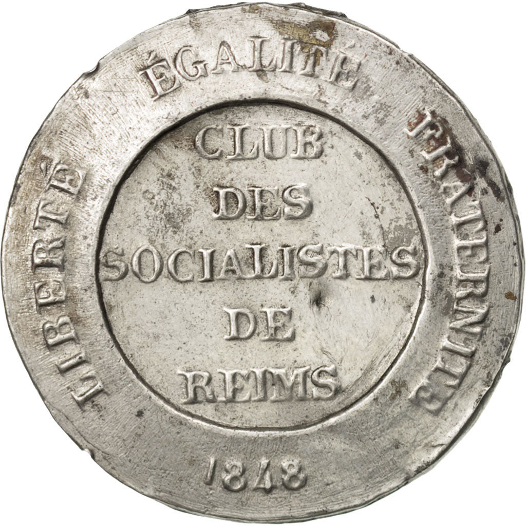France, Medal, French Second Republic, Politics, Society, War, TTB+, Tin