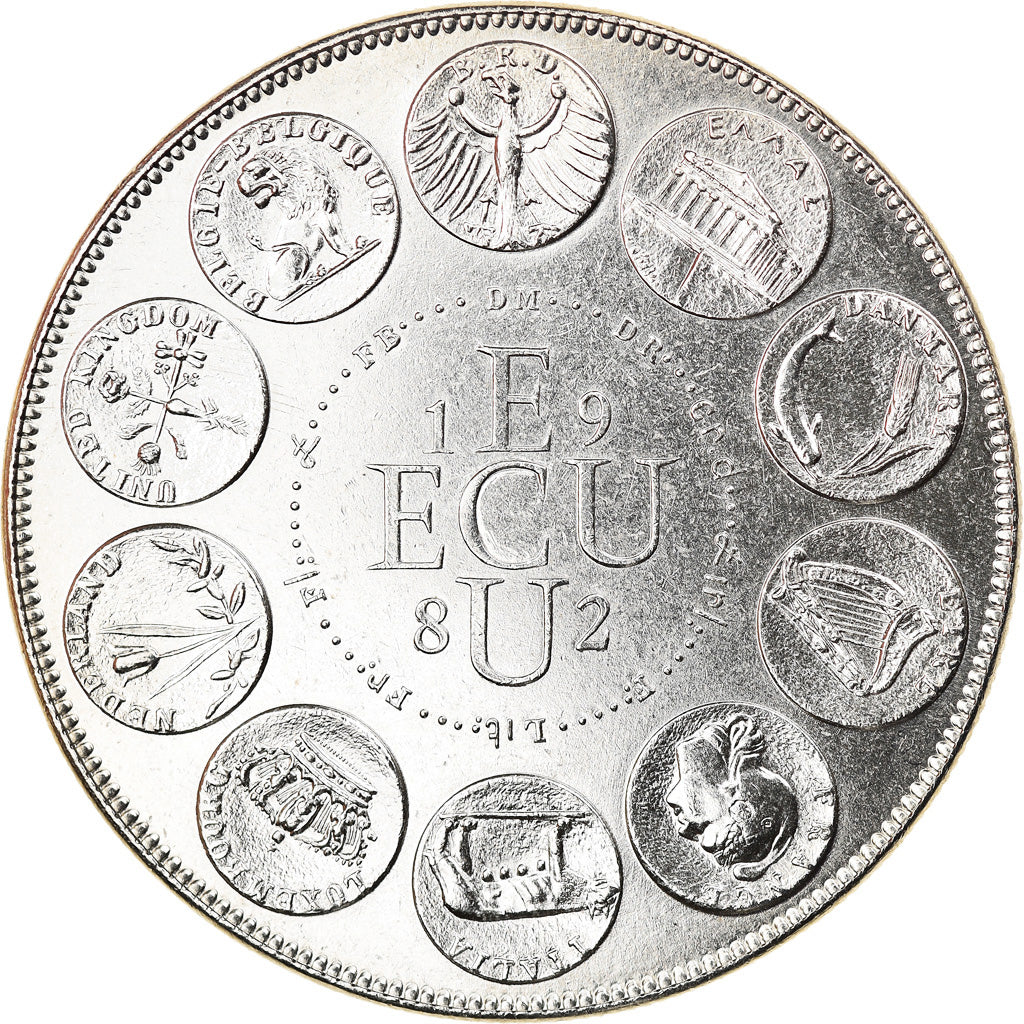 Francja, Medal, Ecu Europa, Europe Assise, Polityka, społeczeństwo, wojna