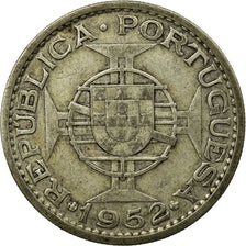 Coin, Mozambique, 20 Escudos, 1952, VF(30-35), Silver, KM:80