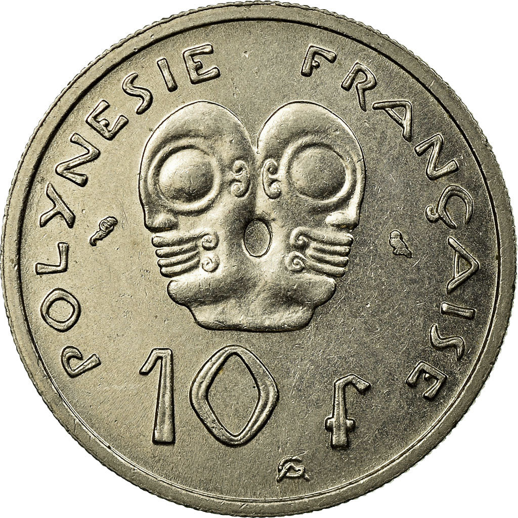 Coin, French Polynesia, 10 Francs, 1967, EF(40-45), Nickel, KM:5